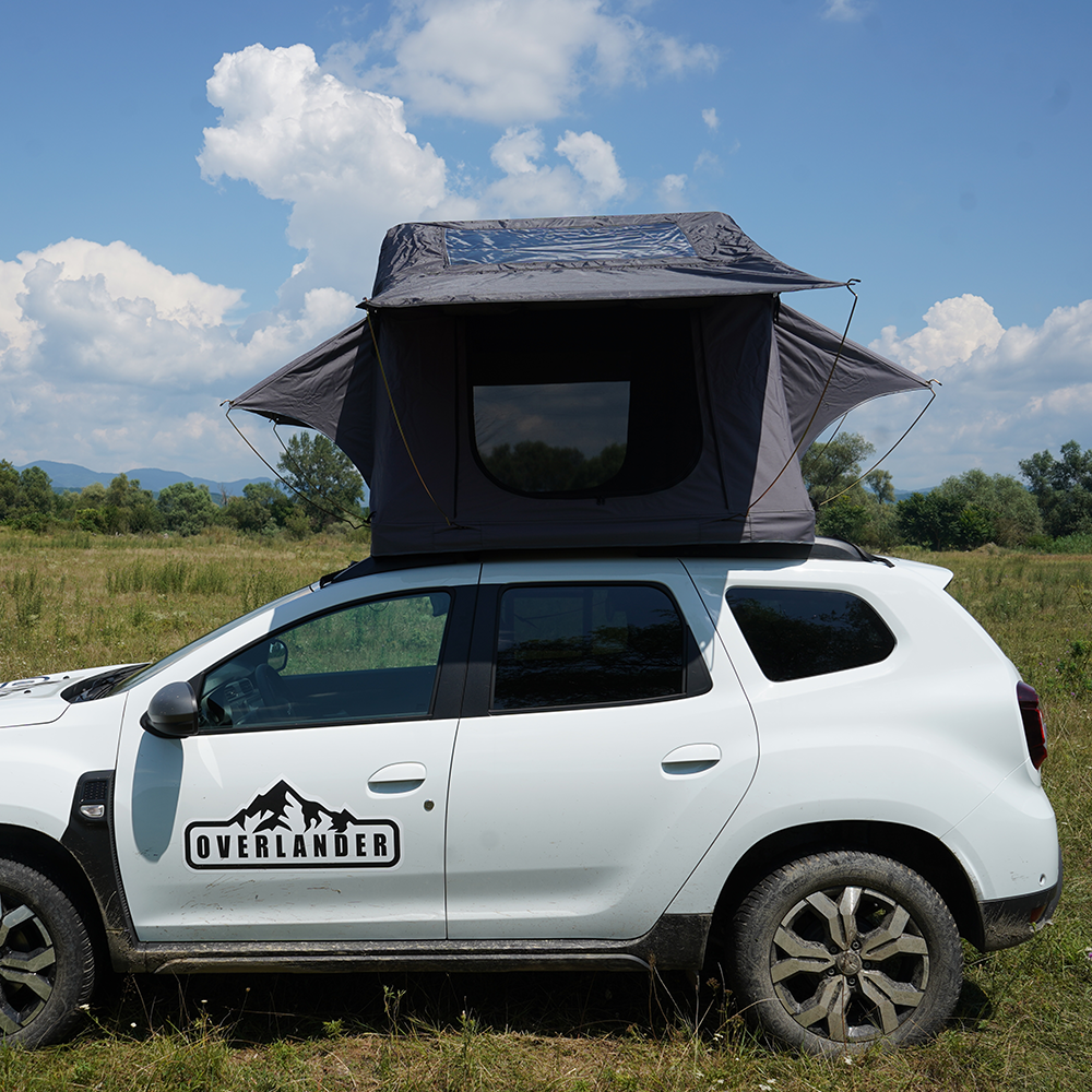 Cort plafon auto Overlander Adventure 3.0 140 cm cu sky roof – roof top tent 19