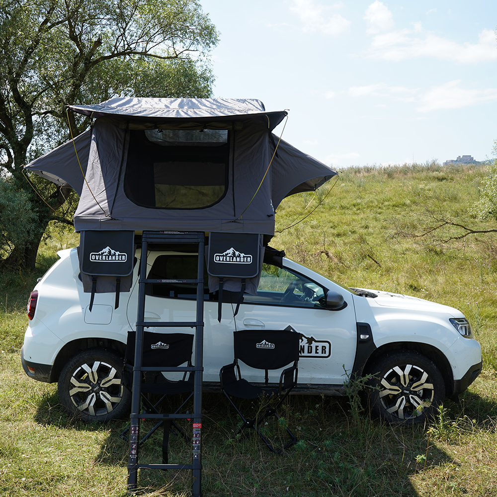 Cort plafon auto Overlander Adventure 3.0 140 cm cu sky roof – roof top tent 27