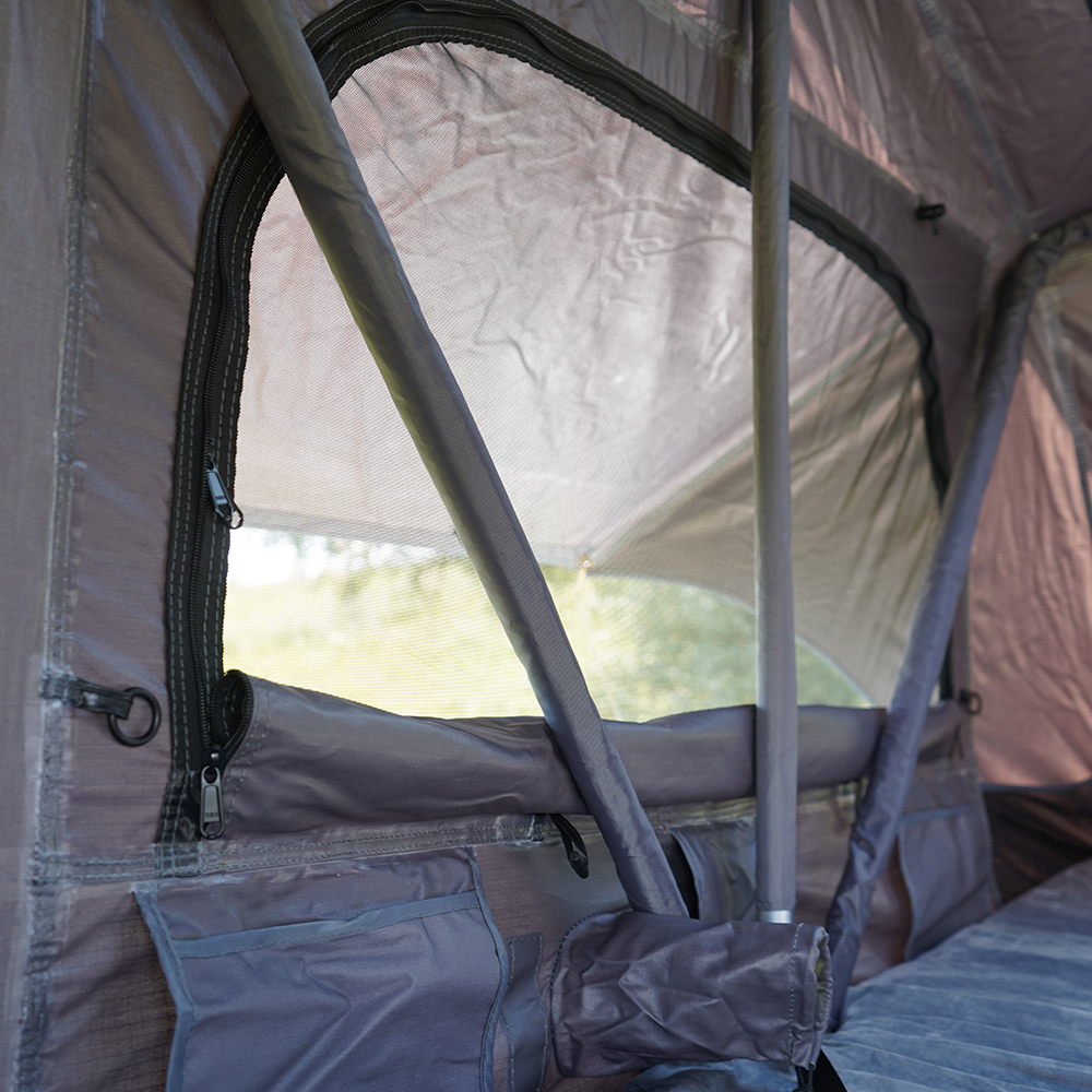 Cort plafon auto Overlander Adventure 3.0 140 cm cu sky roof – roof top tent 9
