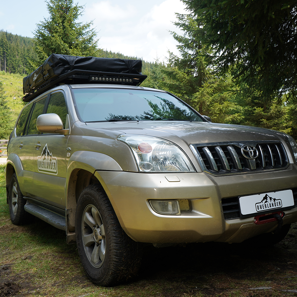 Cort plafon auto Overlander Adventure 3.0 160 cm cu sky roof – roof top tent 1
