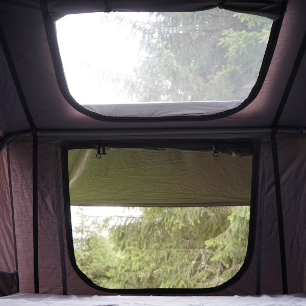 Cort plafon auto Overlander Adventure 3.0 160 cm cu sky roof – roof top tent 15