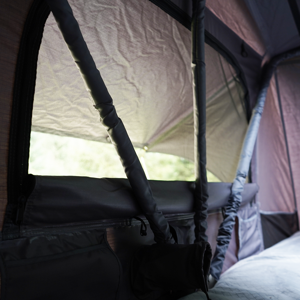 Cort plafon auto Overlander Adventure 3.0 160 cm cu sky roof – roof top tent 17