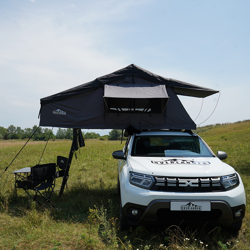 Cort plafon auto Overlander Explorer 3.0 140 cm cu sky roof – roof top tent 20