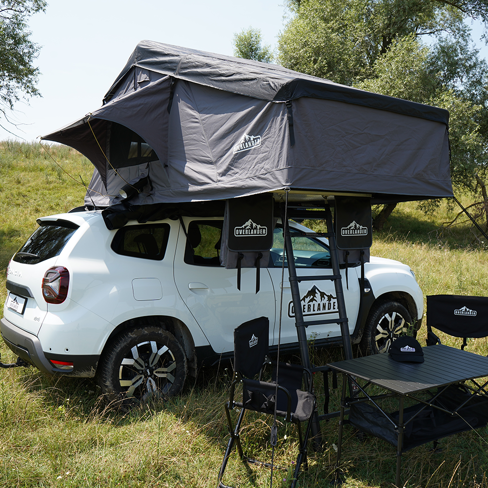 Cort plafon auto Overlander Explorer 3.0 140 cm cu sky roof – roof top tent 21