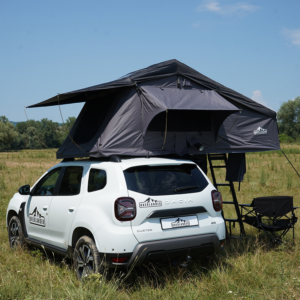 Cort plafon auto Overlander Explorer 3.0 140 cm cu sky roof – roof top tent 24