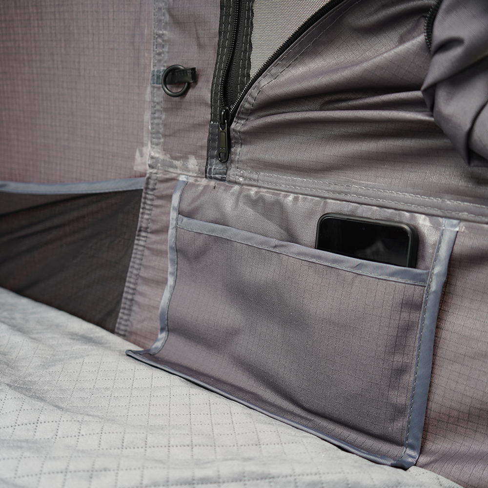 Cort plafon auto Overlander Explorer 3.0 140 cm cu sky roof – roof top tent 6