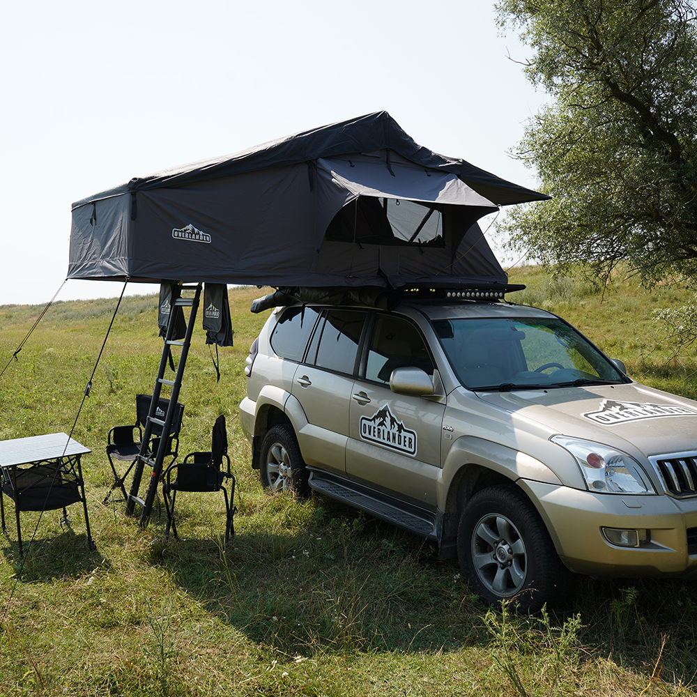 Cort plafon auto Overlander Explorer 3.0 160 cm cu sky roof – roof top tent 20