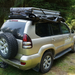Cort plafon auto Overlander Adventure 3.0 160 cm cu sky roof – roof top tent 4