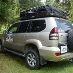 Cort plafon auto Overlander Adventure 3.0 160 cm cu sky roof – roof top tent 2