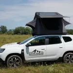 Cort plafon auto Overlander Explorer 3.0 140 cm cu sky roof – roof top tent 18