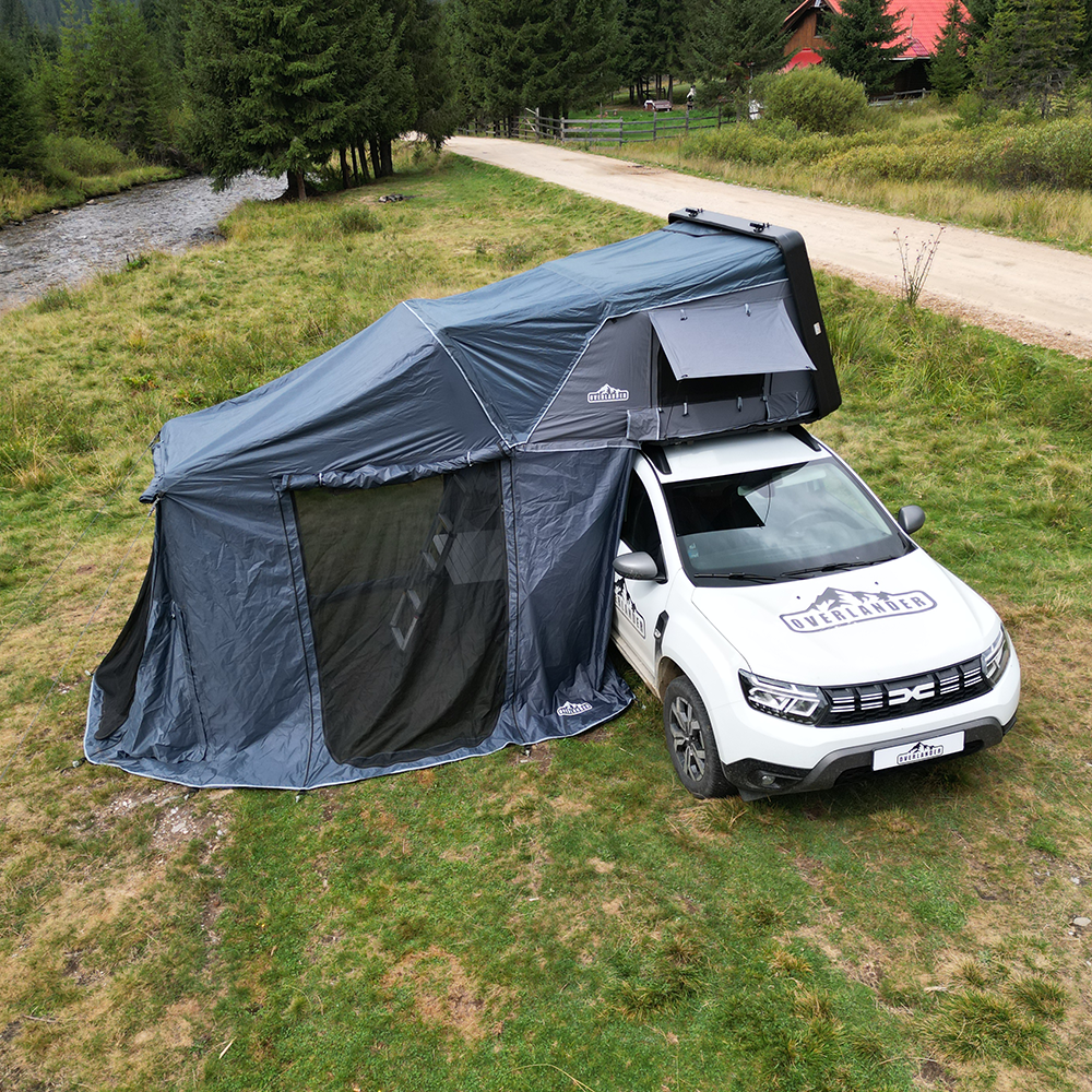 Anexa cort auto Overlander Discover MAX 1.6m x 2.1m cu Sky Roof 1