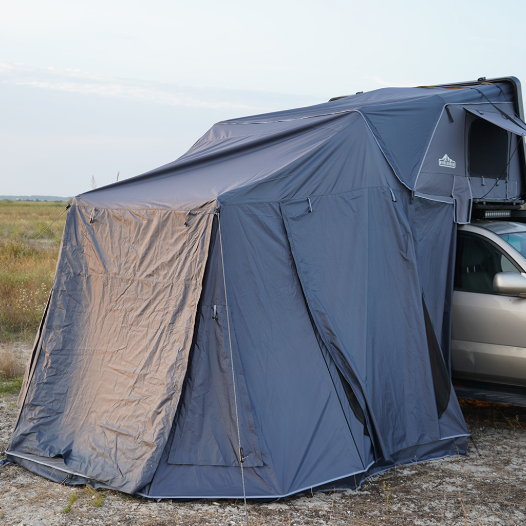 Anexa cort auto Overlander Discover MAX 2.1m x 2.1m cu Sky Roof 2