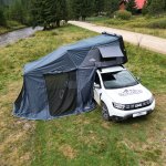 Anexa cort auto Overlander Discover MAX 1.6m x 2.1m cu Sky Roof 1